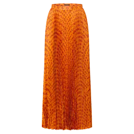 3D Monogram Pleated Skirt