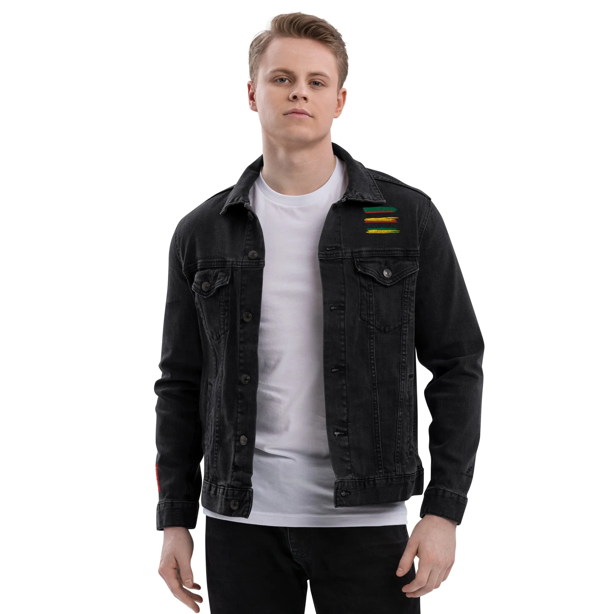 AFRICAN STRIPES Unisex Denim Jacket