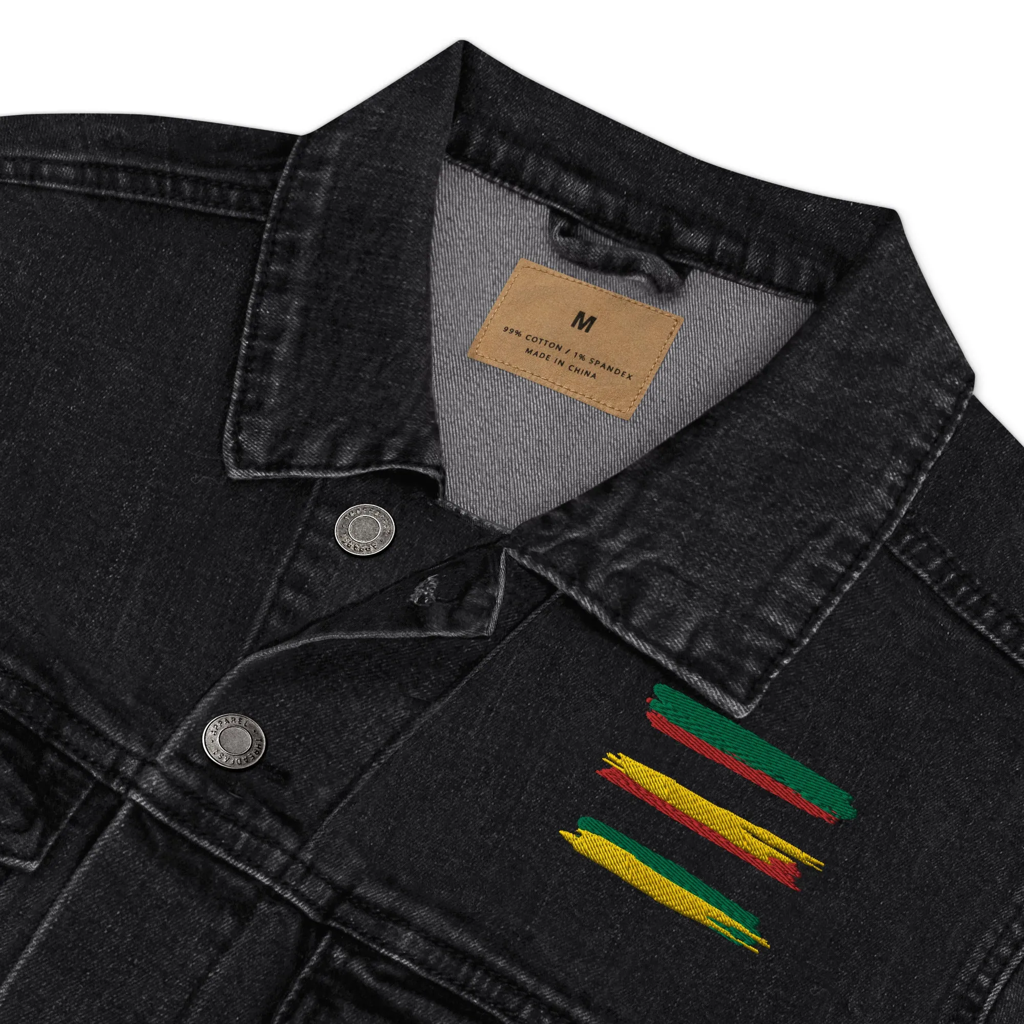 AFRICAN STRIPES Unisex Denim Jacket