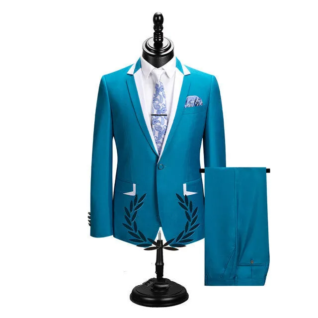 Amazing Notched Lapel Best Fitted Men Suits for Prom