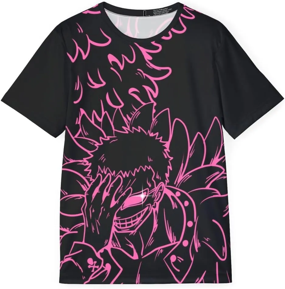 Anime Shirt  Casual Workout Pump Covers Gym Men Tee Shirts Womens Graphic Clothes Japanese T-Shirt
