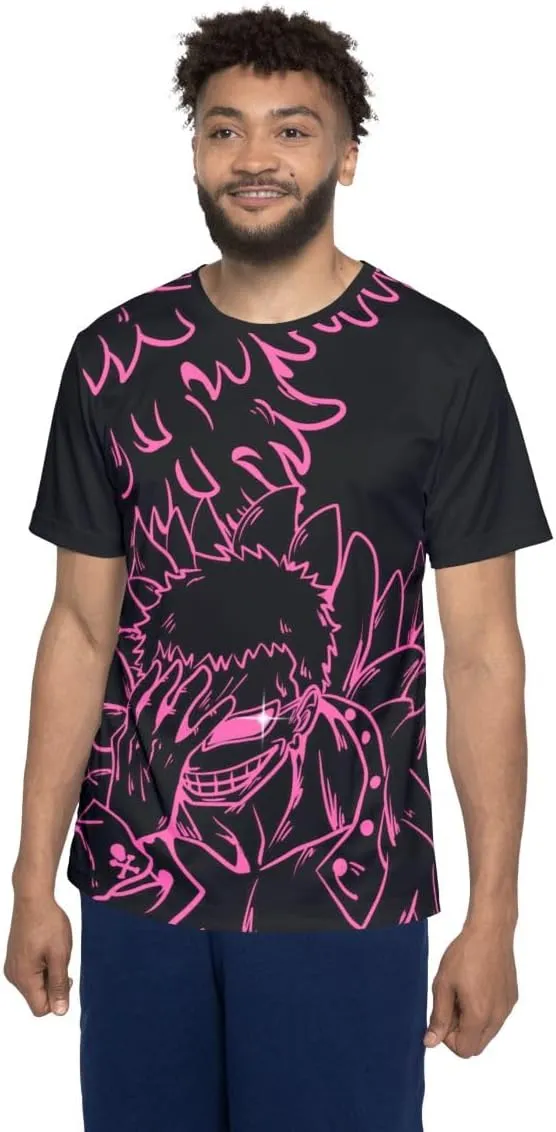 Anime Shirt  Casual Workout Pump Covers Gym Men Tee Shirts Womens Graphic Clothes Japanese T-Shirt