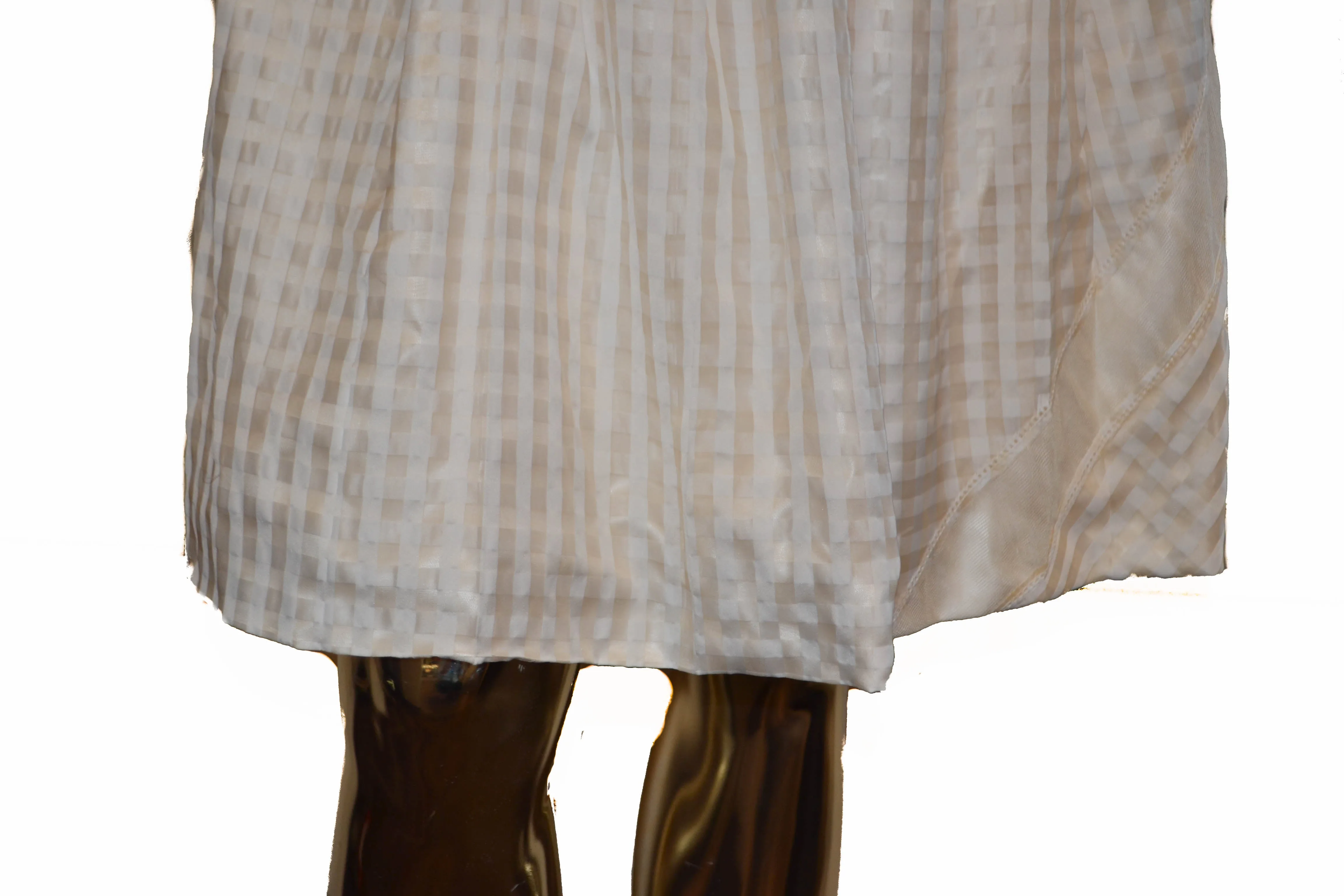 Authentic New Louis Vuitton Beige Skirt Size 34