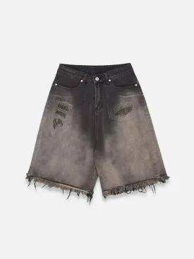 Baggy black jorts