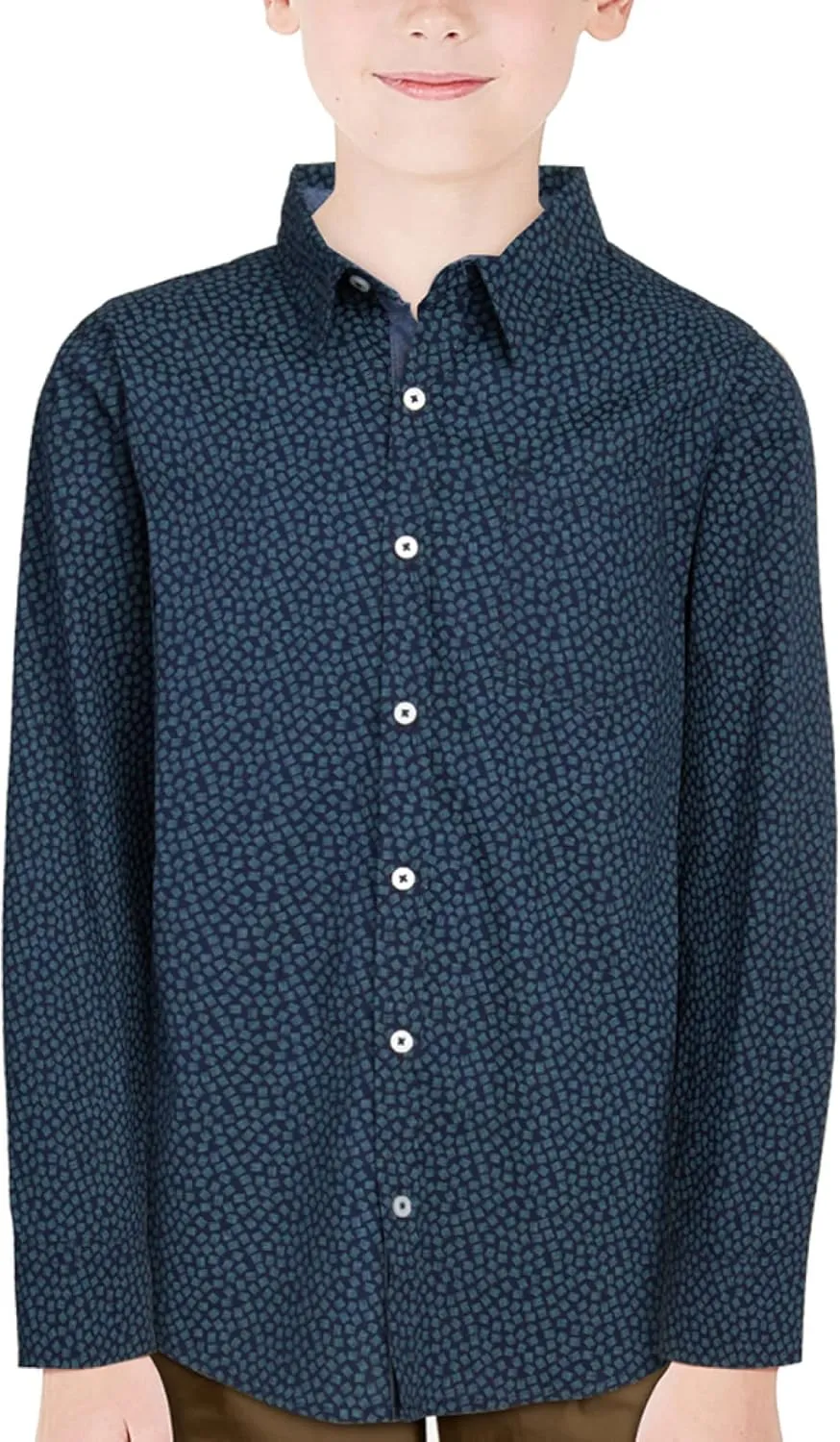 Ben Sherman Boys' Shirt - Casual Long Sleeve Button Down Collared Shirt  Button Down Shirt with Chest Pocket for Boys (8-18)