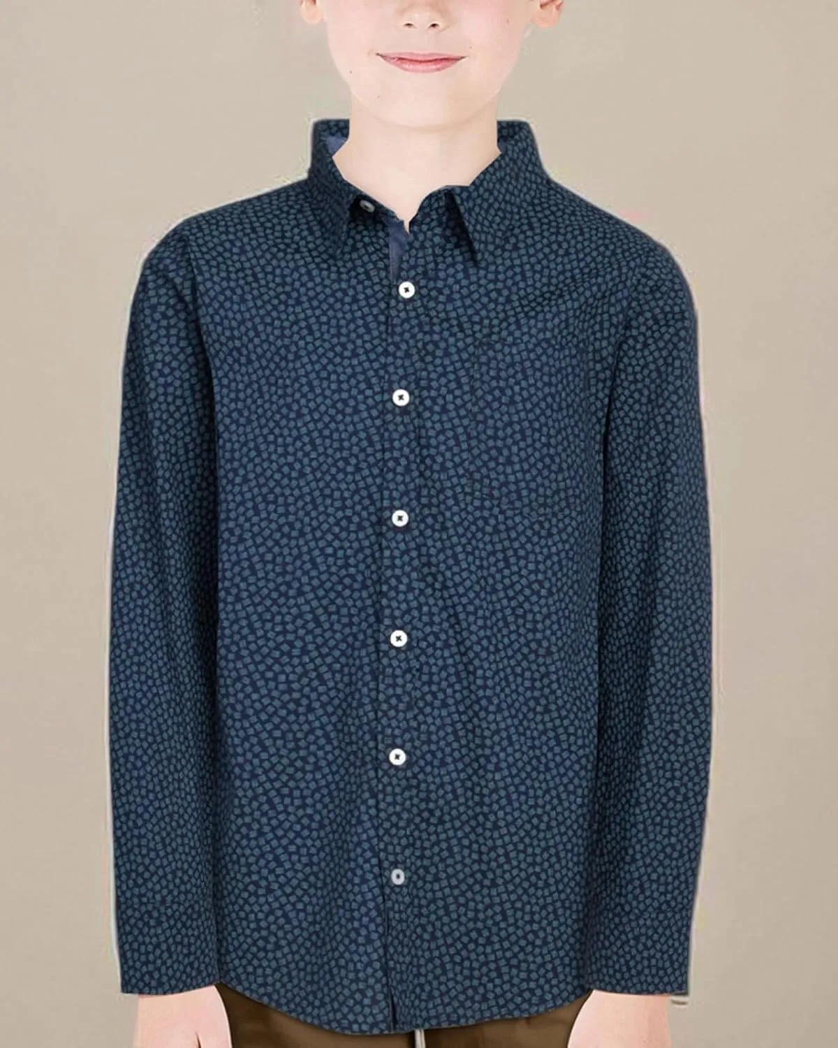 Ben Sherman Boys' Shirt - Casual Long Sleeve Button Down Collared Shirt  Button Down Shirt with Chest Pocket for Boys (8-18)