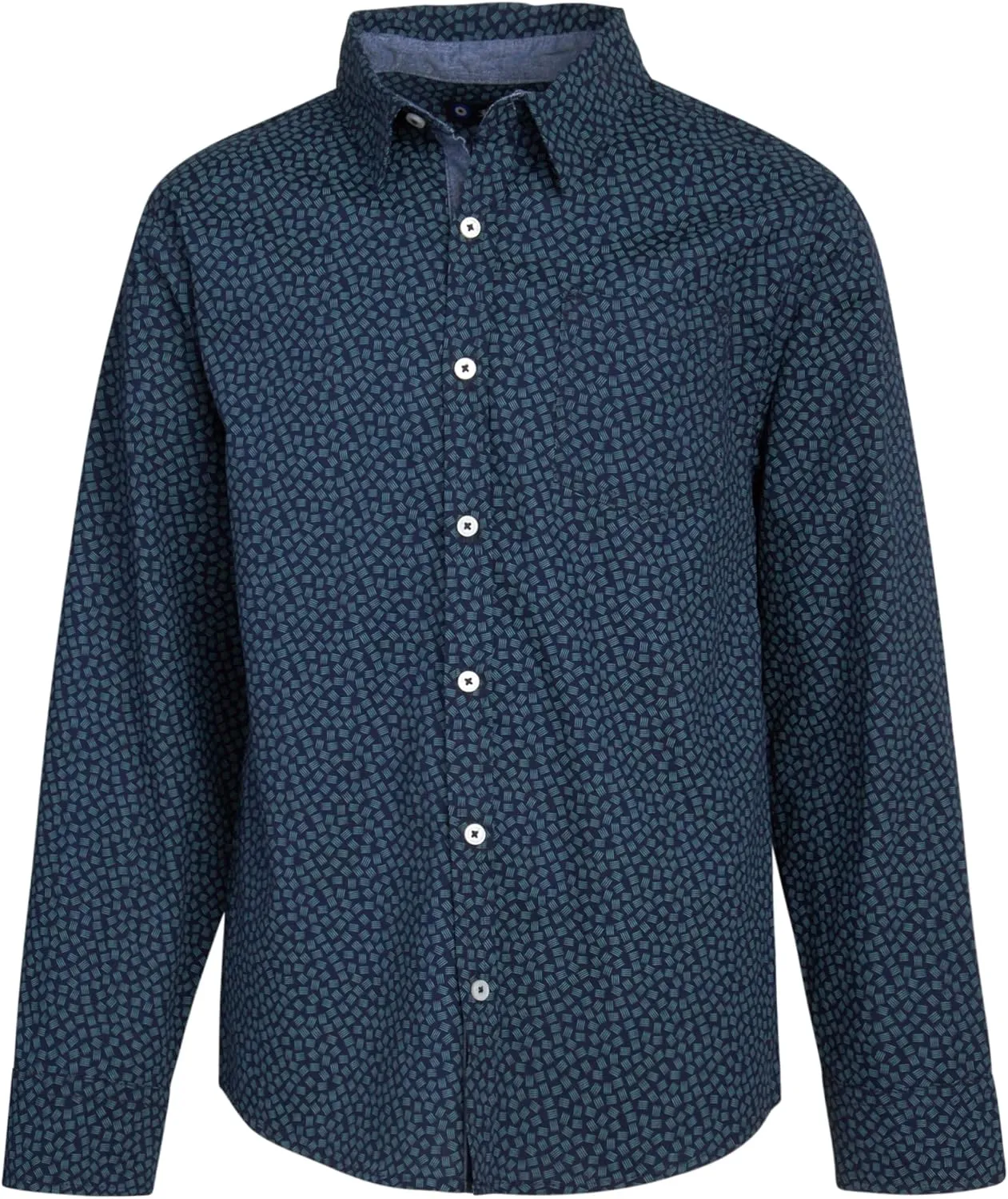 Ben Sherman Boys' Shirt - Casual Long Sleeve Button Down Collared Shirt  Button Down Shirt with Chest Pocket for Boys (8-18)