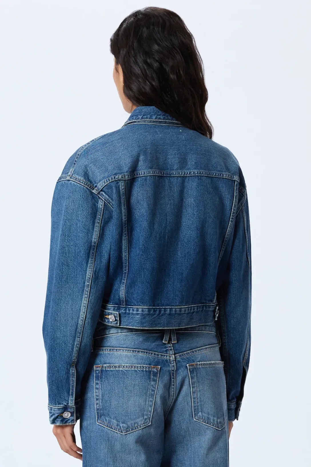 Crop Trucker Jacket | Rushing River