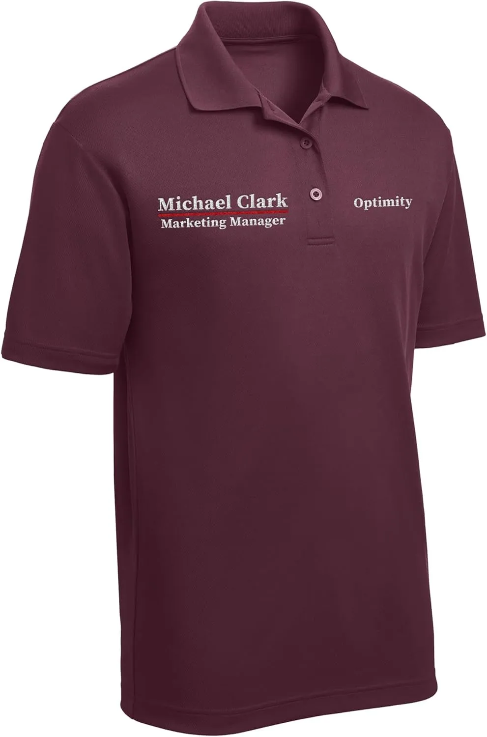 Custom Polo Shirt for Men Personalized Embroidered Short Sleeve Polo Golf Shirt Add Your Text Name