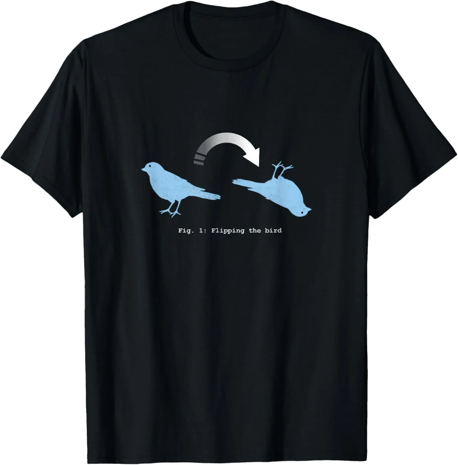 Flipping the Bird Funny Dad Joke T-shirt - Idiom Shirt T-Shirt