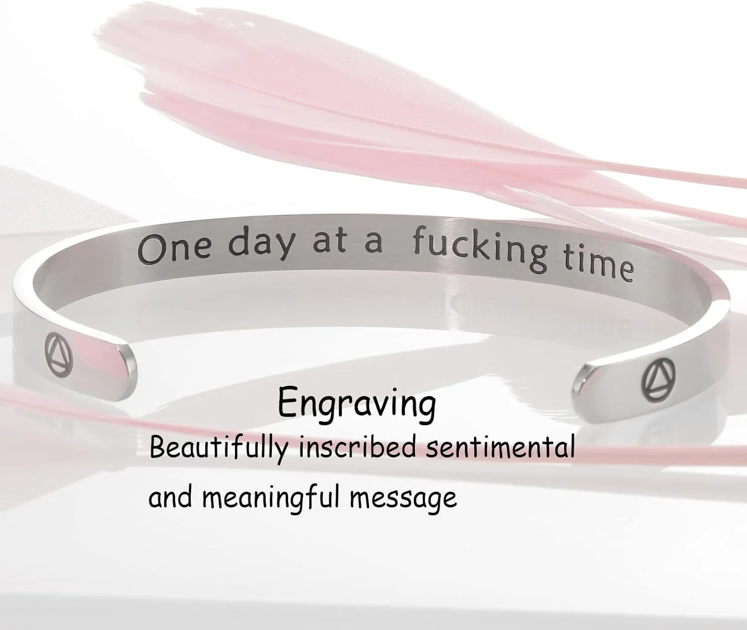Kivosliviz Recovery Gifts for Women Bracelet Gift for Sobriety AA Gifts for Women NA Recovery Addiction Gifts Sobriety Bracelet