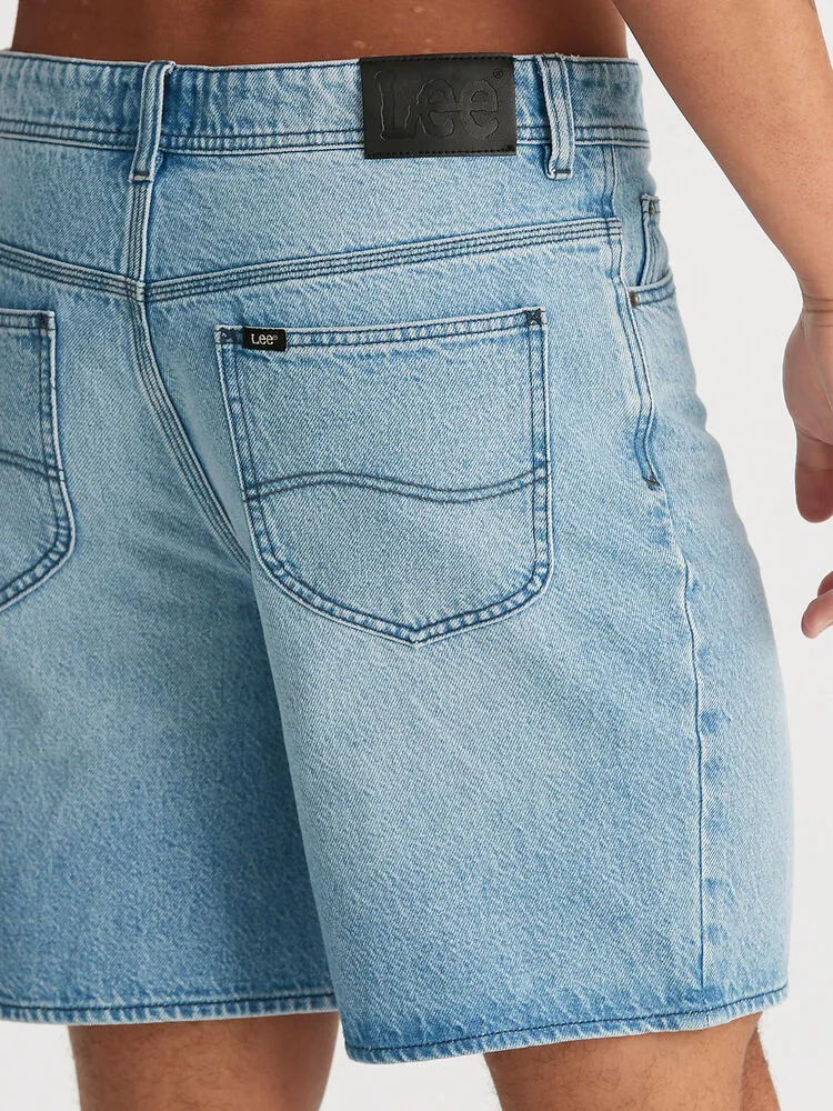 Lee L-Four Baggy Short - Emerge Indigo