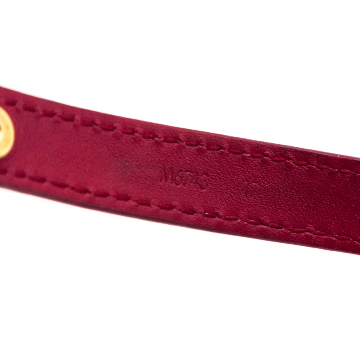 Louis Vuitton Pink Vernis Box It Triple Tour Bracelet