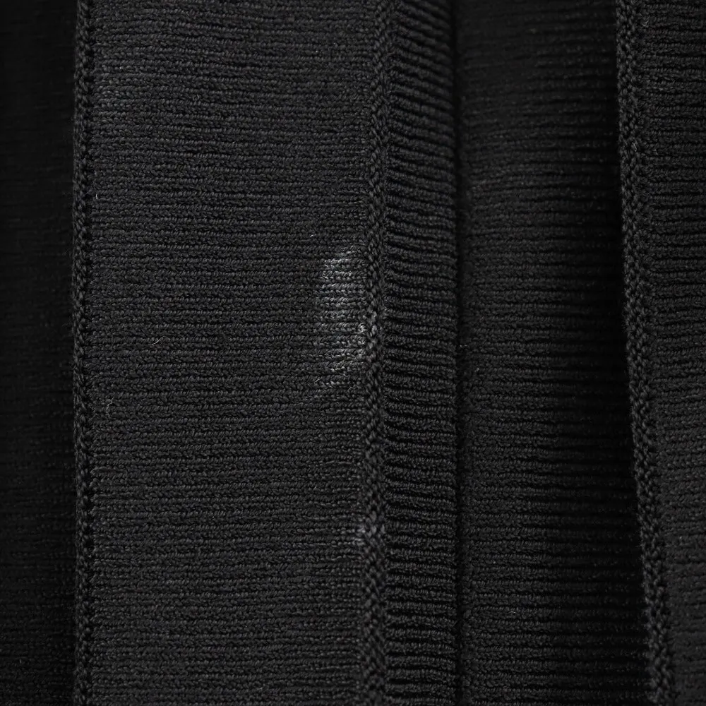 LOUIS VUITTON skirt Rayon, Polyester black Pleated Women XS Used