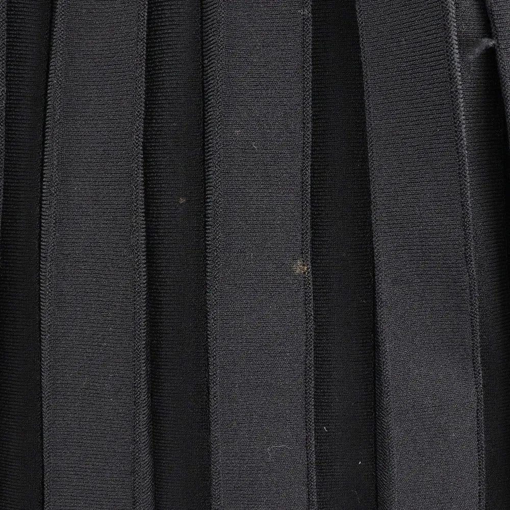 LOUIS VUITTON skirt Rayon, Polyester black Pleated Women XS Used