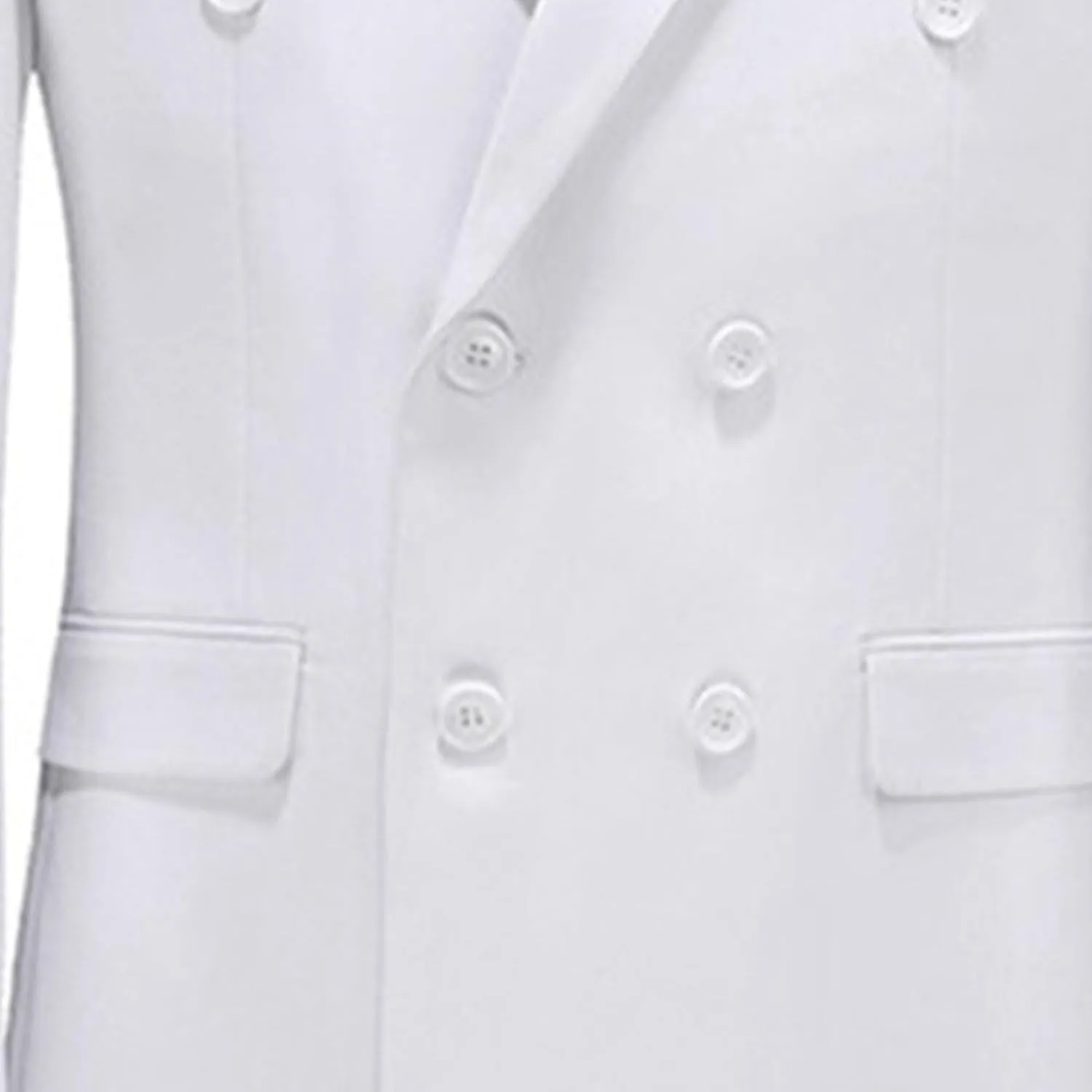 Men's Casual Suit Jacket Double Breasted Business Wedding Prom Blazer Jackets Slim Fit Lightweight Sport Coat