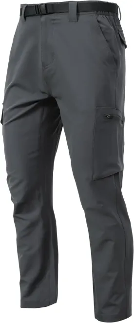 Men's Lightweight Cargo Pants Waterproof Quick Dry Tactical Pants Outdoor Hiking Pants with Belt