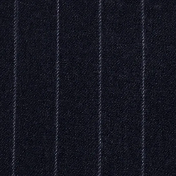 Men's Modern Fit Wool Suit Pinstripe Dark Navy
