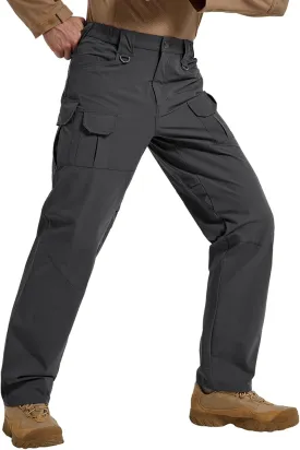 Men's Quick Dry Cargo Pants Water Resistant Tactical Pants Lightweight Stretch Outdoor Work Hiking Pants