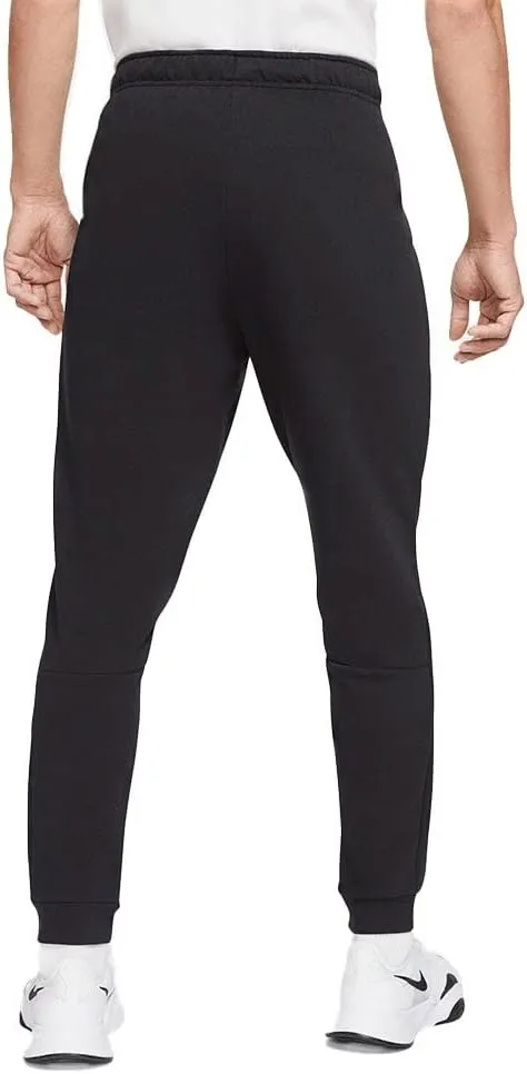 Nike Dry Men's Dri-FIT Taper Fitness Fleece Pants (Black/White, CZ6379-010)