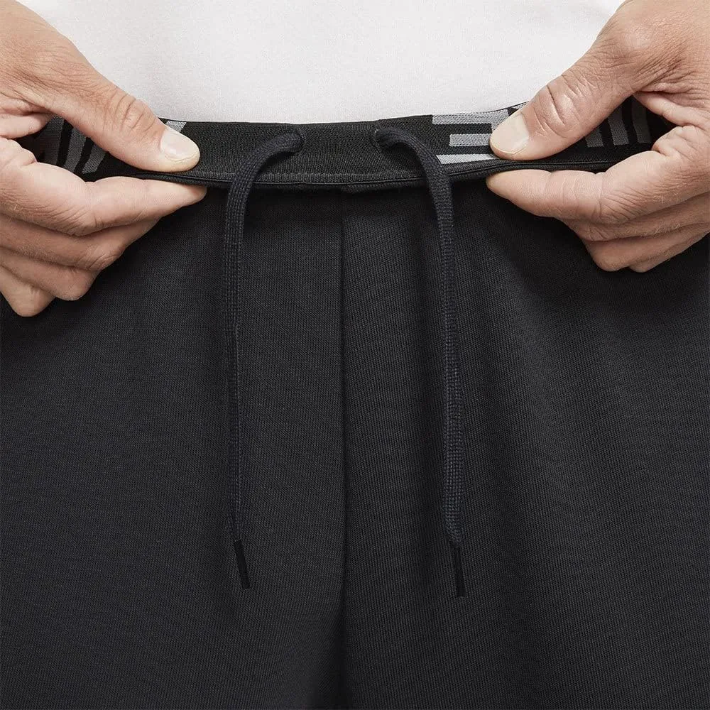 Nike Dry Men's Dri-FIT Taper Fitness Fleece Pants (Black/White, CZ6379-010)