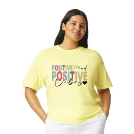 Positive Minds Positive Vibes Shirt, Inspirational Quotes, Positive Saying Tee, Inspirational Shirt, Motivational Shirt, Positive Vibes Tee,Handmade Decorated T-Shirt