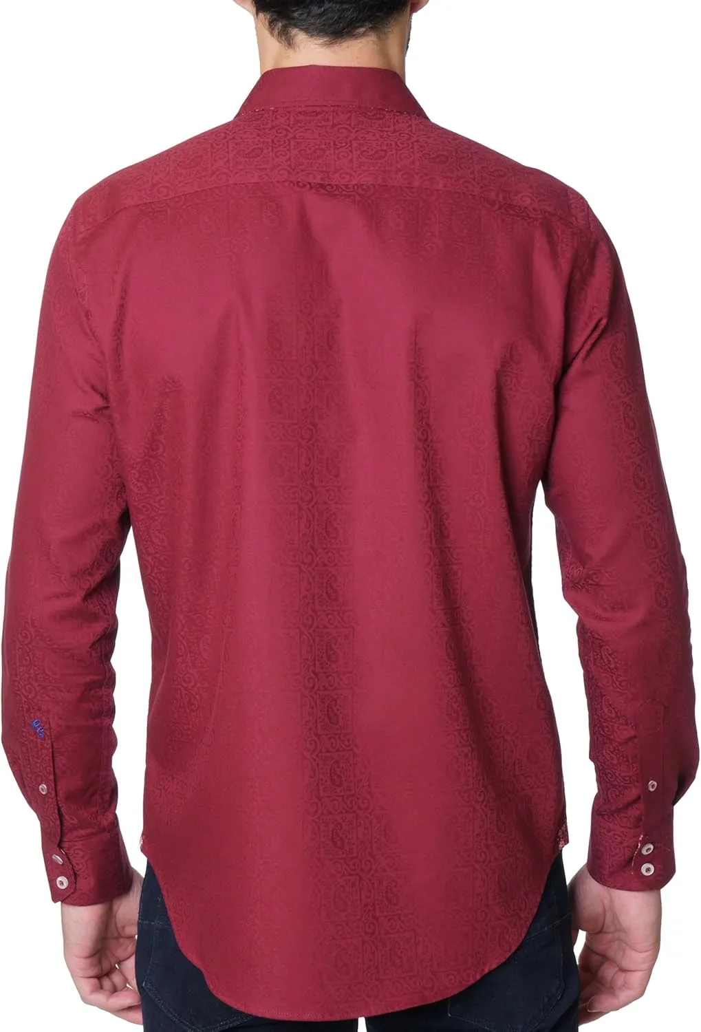Robert Graham Mens Windsor Long-Sleeve Shirt, Button-Up Shirt for Men