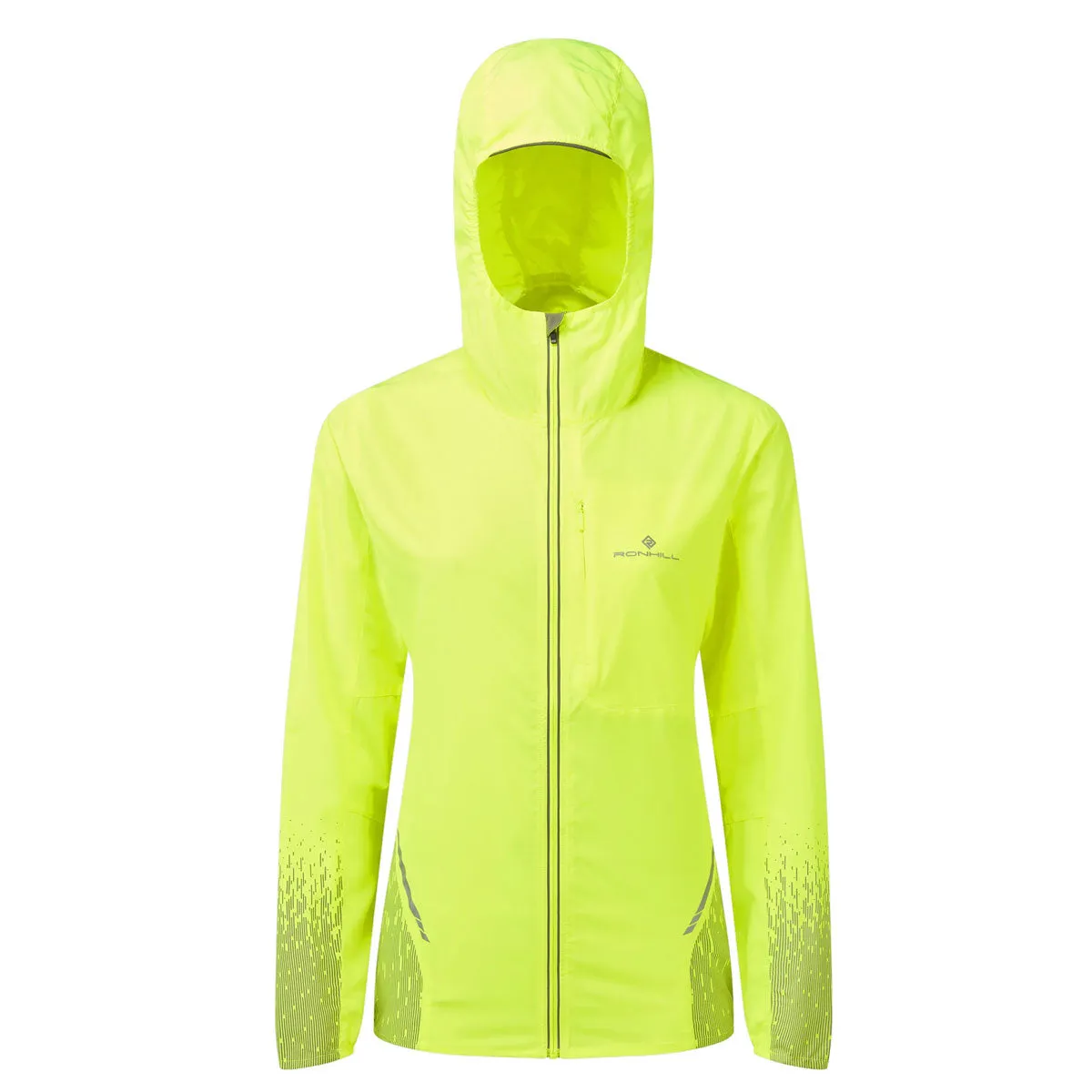 Ronhill Tech Reflect Running Jacket - Womens - Fluo Yellow/Reflect