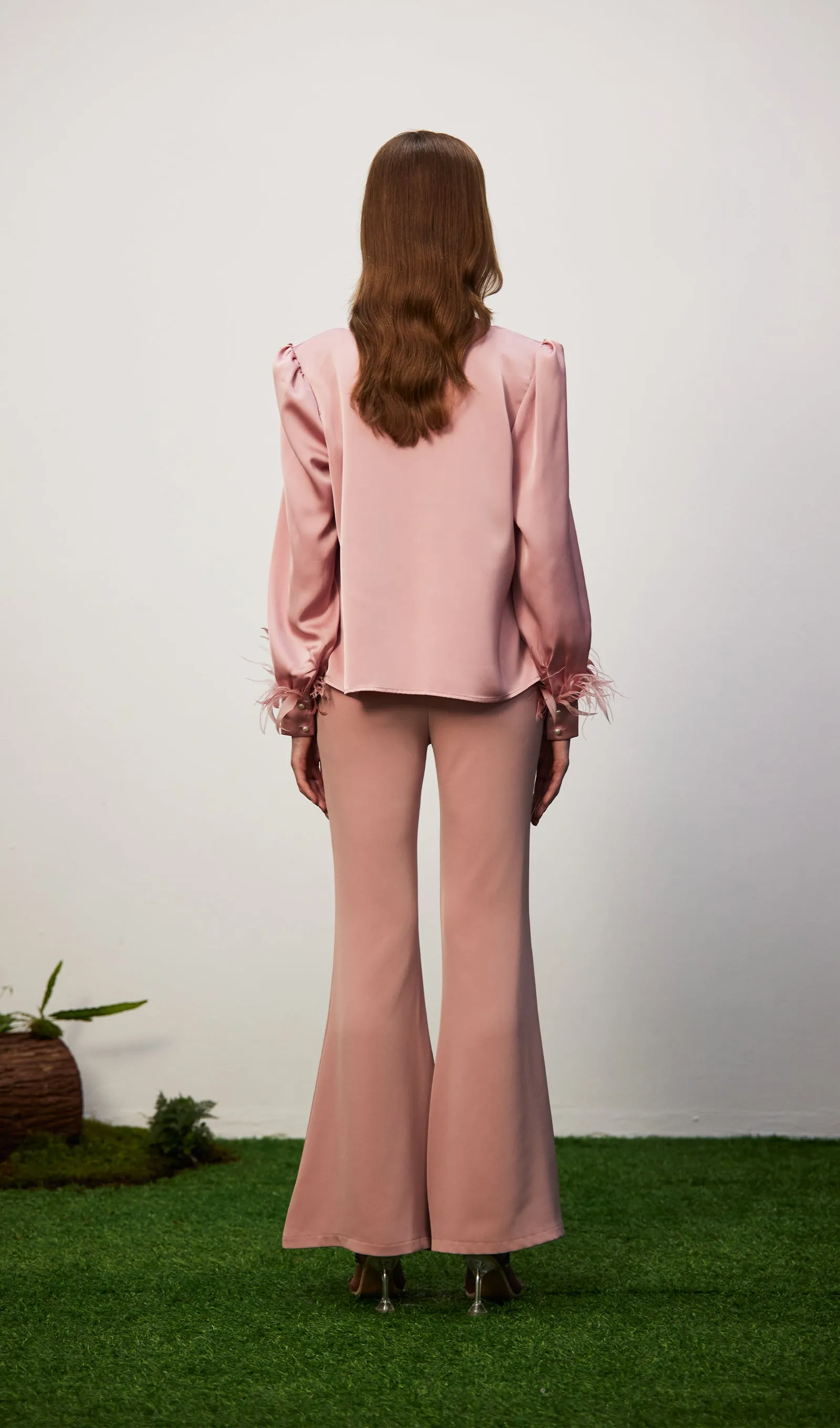 Satin Bell Bottoms