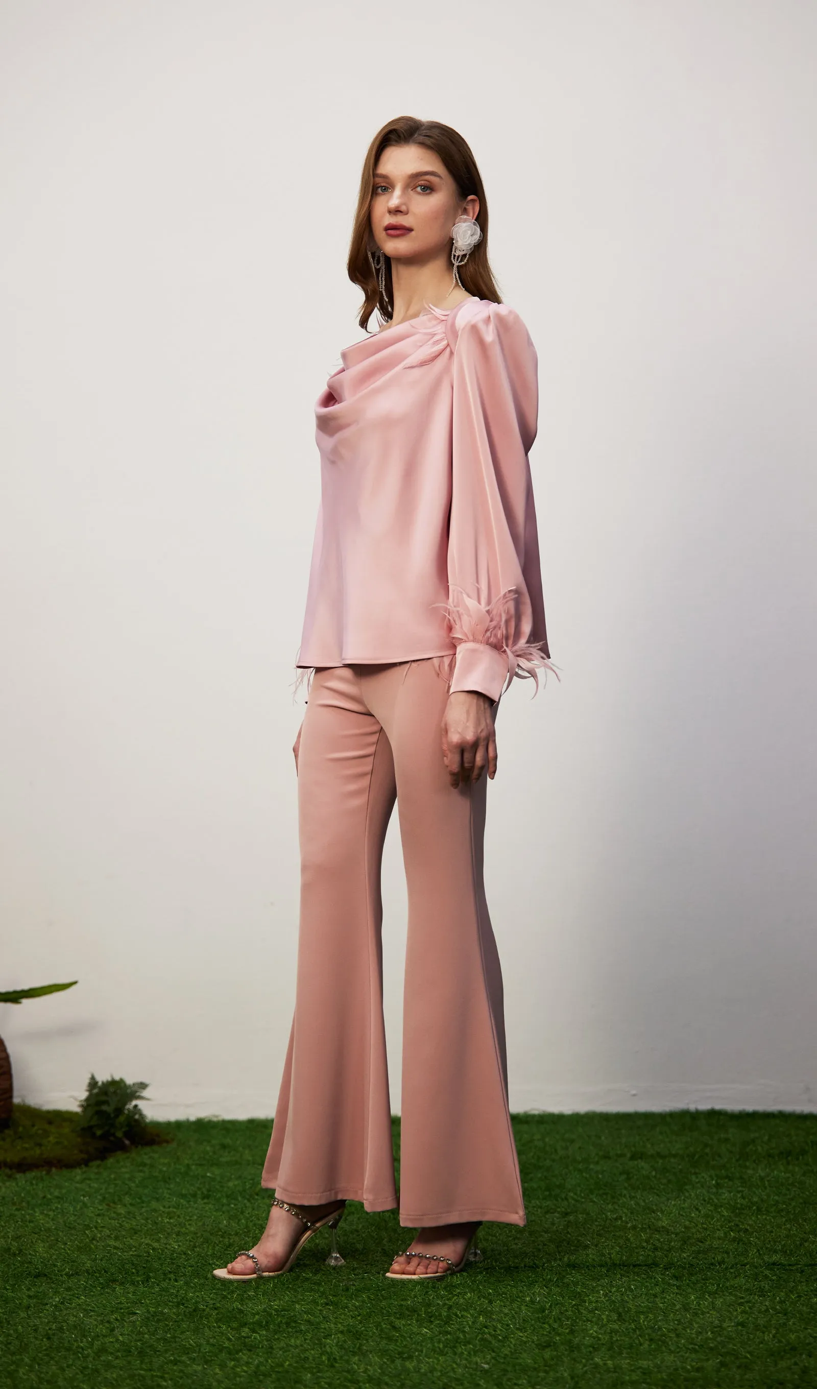 Satin Bell Bottoms