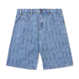 Scorpion Denim Shorts, Washed Indigo