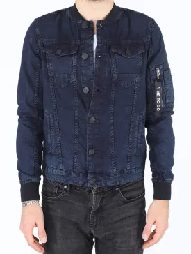 Sidiou Group Men Buttoned Denim Jacket