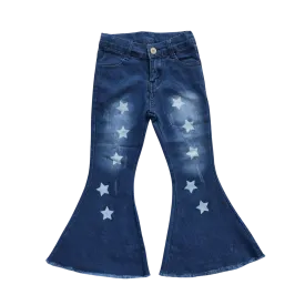Star Blue Denim Bell Bottoms