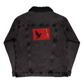 TAKE FLIGHT Unisex Denim Sherpa Jacket