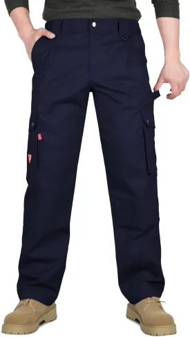TICOMELA FR Pants for Men Flame Resistant Pants 7.5oz Lightweight (9 Pockets) Multi-Pocket Pants