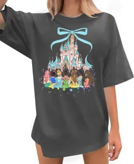 UNIQUEONE Magical Shirt for Women: Magic Kingdom Tshirt Princess Shirt Family Vacation Trip Tee