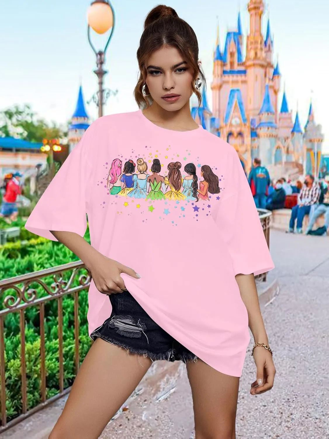 UNIQUEONE Magical Shirt for Women: Magic Kingdom Tshirt Princess Shirt Family Vacation Trip Tee