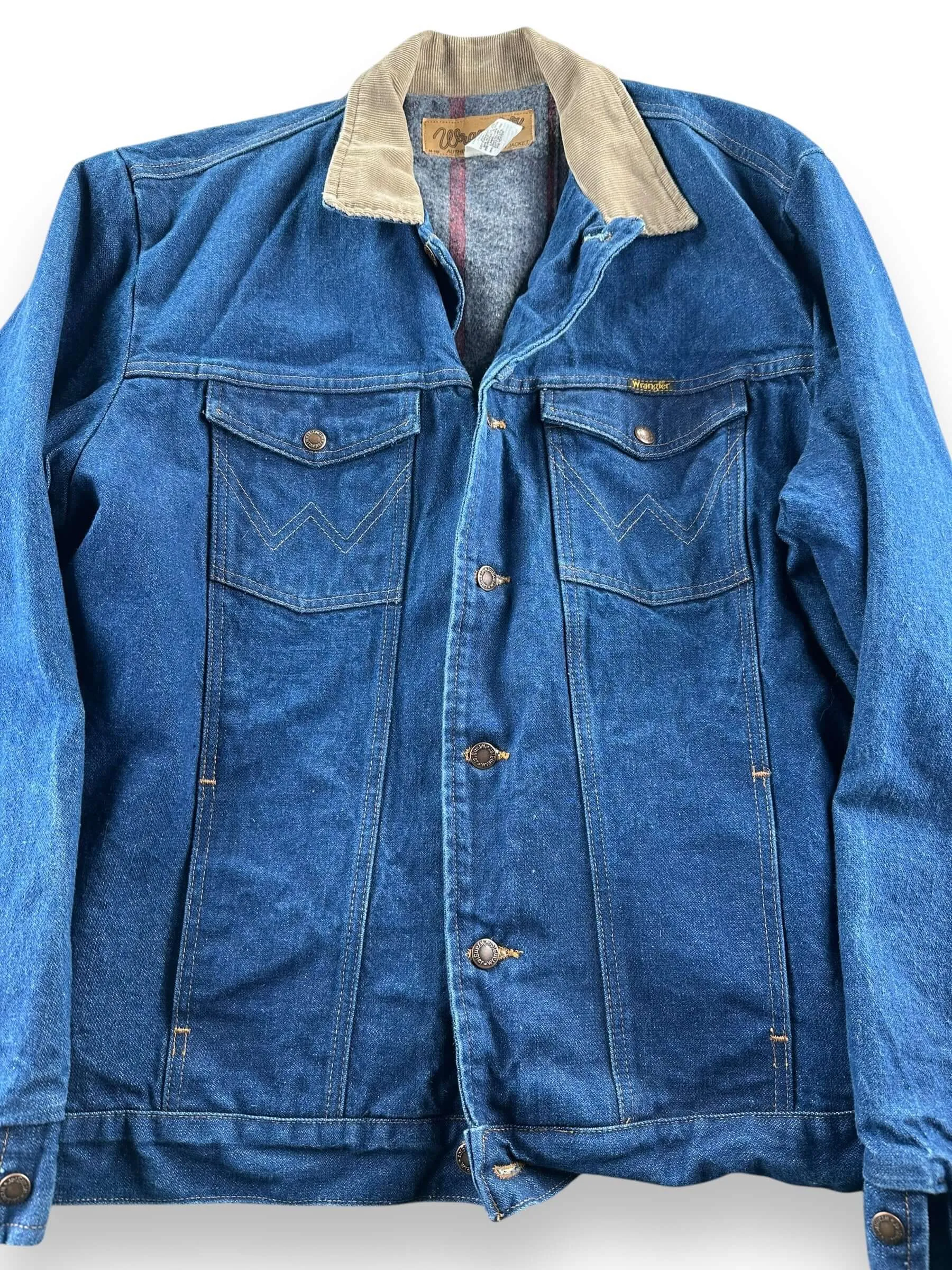 Vintage Wrangler Blanket-Lined M-159 Denim Jacket SZ 48L