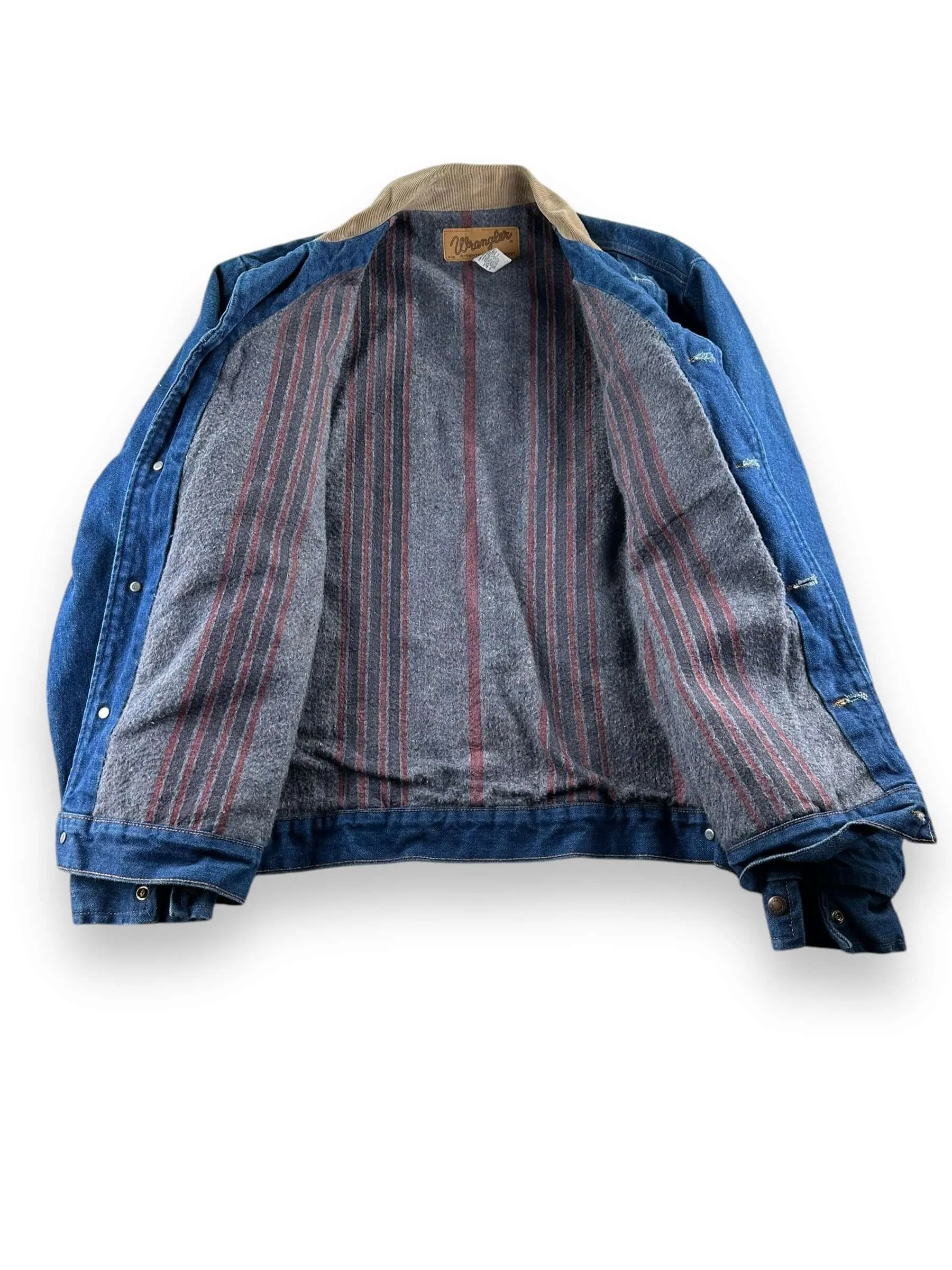 Vintage Wrangler Blanket-Lined M-159 Denim Jacket SZ 48L