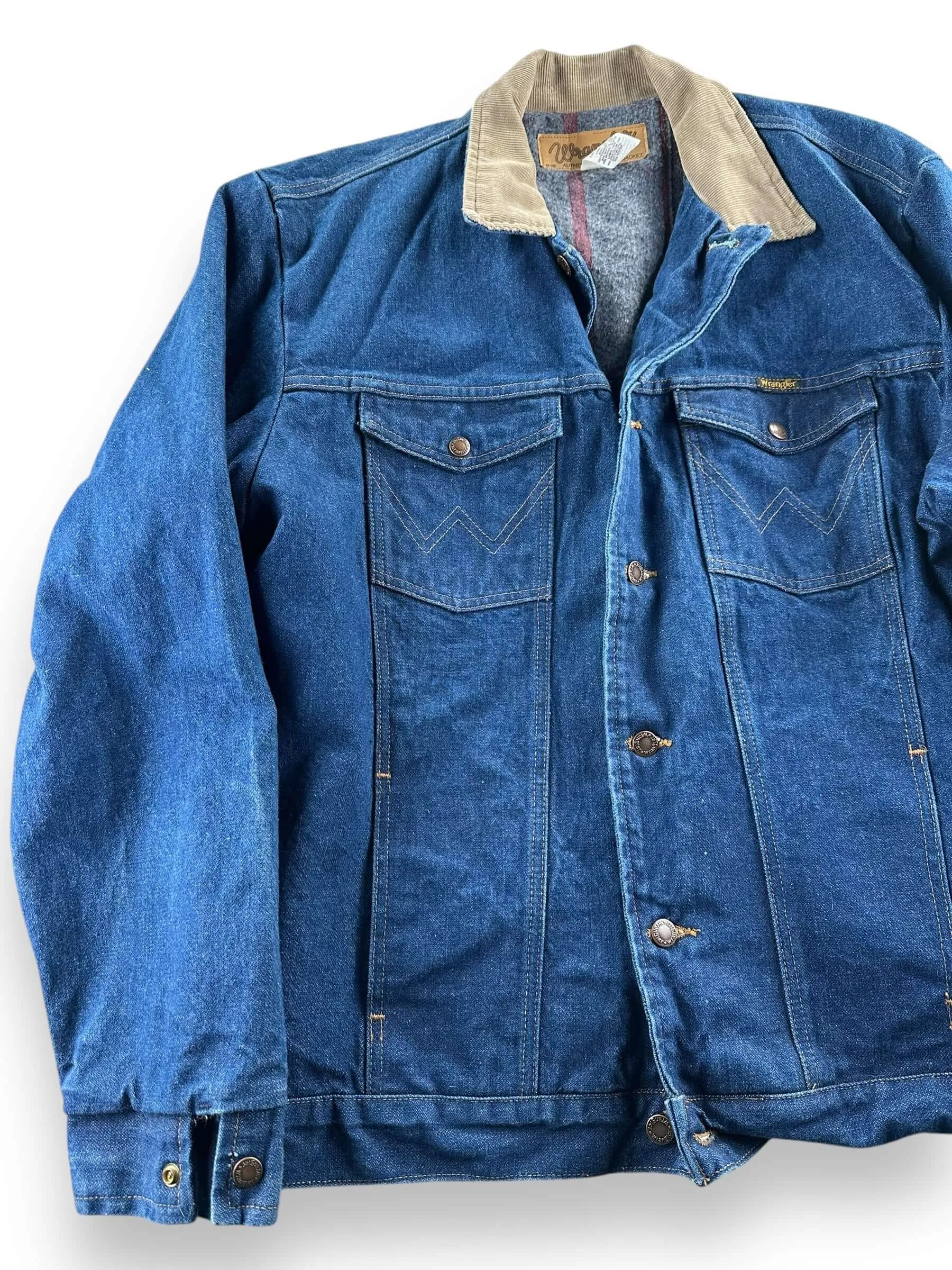 Vintage Wrangler Blanket-Lined M-159 Denim Jacket SZ 48L