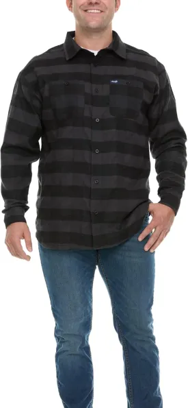 Wrangler Big and Tall Flannel Shirt for Men  Mens Button Down Plaid Shirt